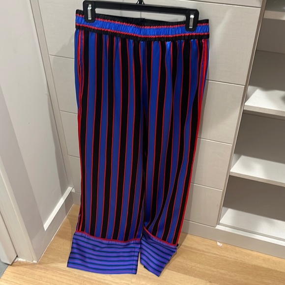 Silk elastic waist Alice & Olivia chic pants - Picture 2 of 3